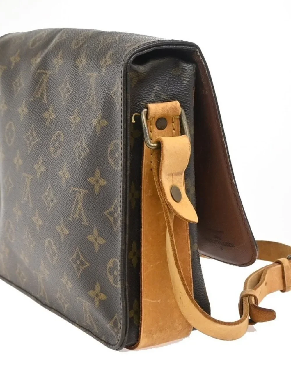 LOUIS VUITTON Cartouchiere GM Shoulder Bag Monogram Leather Brown M51252 64KC976 - Picture 4 of 16